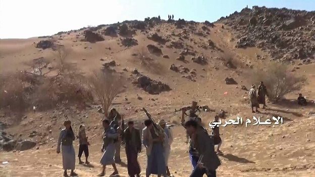 عملية إغارة على مواقع مرتزقة العدوان في مديرية المصلوب بالجوف