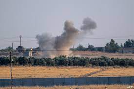 قوات الاحتلال الأمريكي تقصف مدينة الحسكة شمال شرق سورية