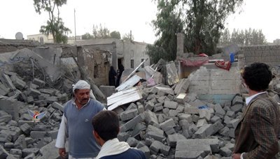 صعدة .. إصابة مواطنين اثنين وطفلة بقصف صاروخي سعودي على مديرية الظاهر