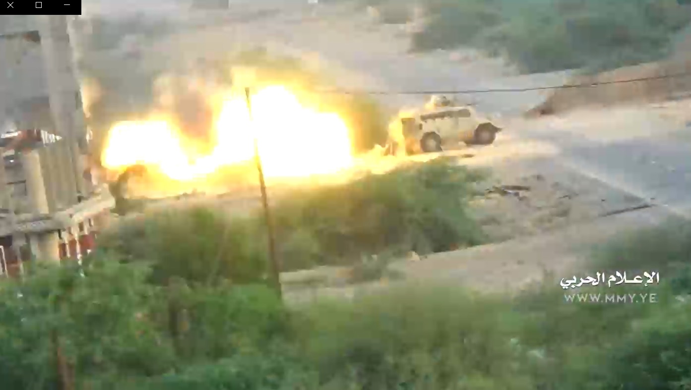 بالفيديو.. مشاهد نوعية توثق جانبا من المعركة الميدانية وخسائر العدوان في حرض بالفيديو.. مشاهد نوعية توثق جانبا من المعركة الميدانية وخسائر العدوان في حرض