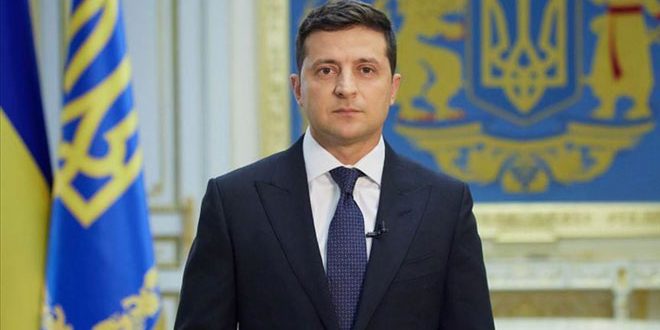 الرئيس الأوكراني يدعو إلى وقف فوري لإطلاق النار في دونباس