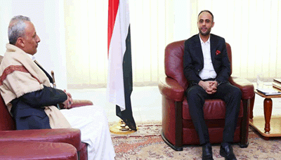الرئيس المشاط يلتقي نائب رئيس الوزراء لشؤون الخدمات