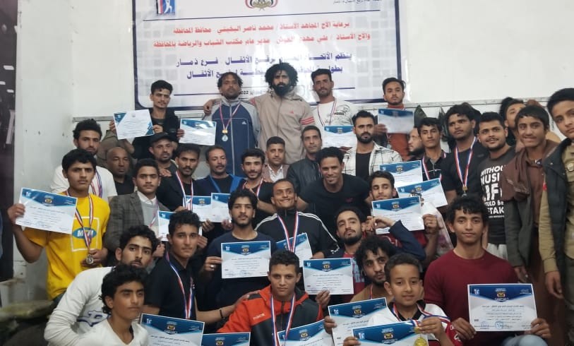 تكريم الفائزين في بطولة رفع الأثقال بذمار