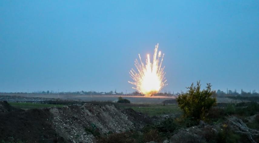 طائرات مسيرة تستهدف القاعدة الامريكية في اربيل