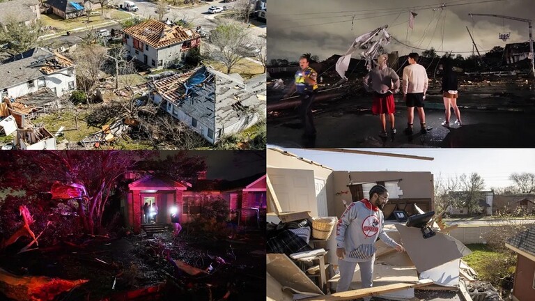 مصرع شخص وأضرار جسيمة وانقطاع الكهرباء جراء إعصار نيو أورليانز الأمريكية