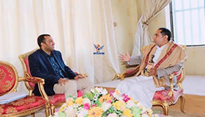 مدير مكتب الرئاسة يلتقي رئيس الجهاز المركزي للرقابة والمحاسبة