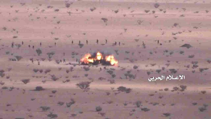 قتلى وجرحى مرتزقة بانفجار عبوات ناسفة في نجران