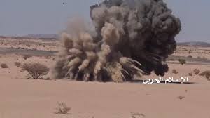 طيران العدوان السعودي يستهدف مرتزقته في الجوف