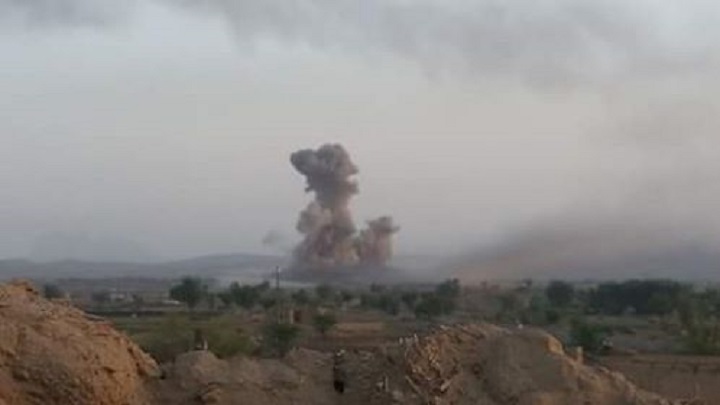 تحالف العدوان يواصل القصف الجوي والصاروخي على صعده