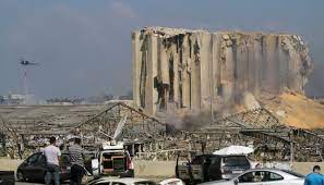 انهيار صوامع إضافية من إهراءات مرفأ بيروت في الذكرى السنوية الثانية للانفجار