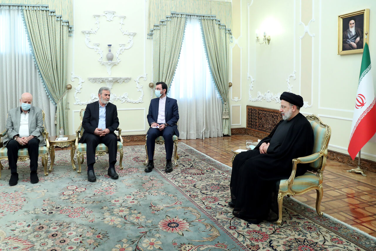 رئيسي: دعم الشعوب الإسلامية لقضية فلسطين أكبر عقبة أمام أمريكا والعدو الصهيوني