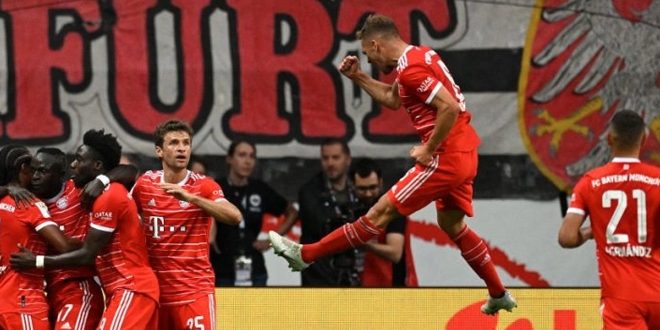 بايرن ميونيخ يهزم اينتراخت بالدوري الألماني