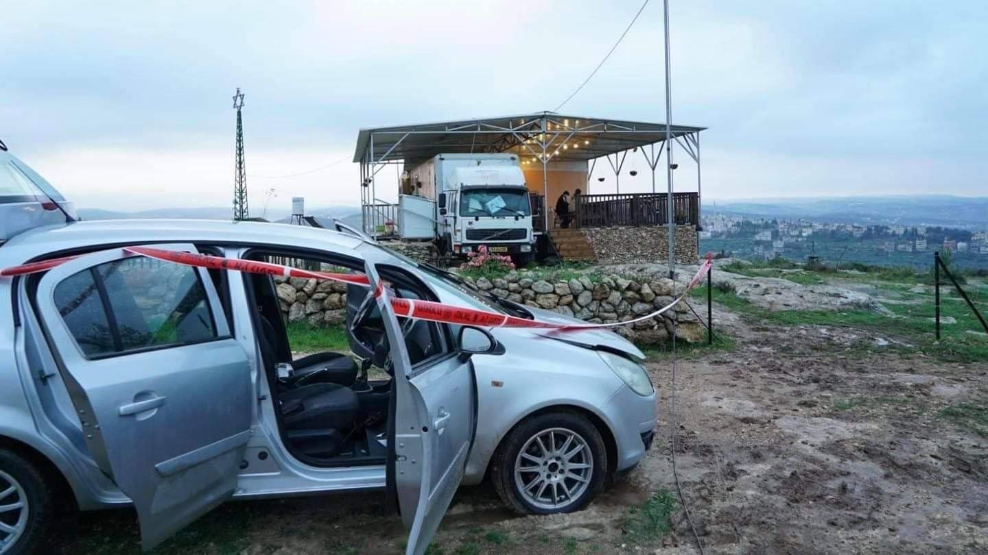 إصابة مستوطن صهيوني في عملية إطلاق نار في حوارة جنوب نابلس