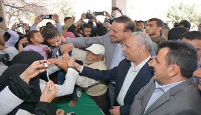 نائب رئيس الوزراء يدشن الحملة الوطنية للتحصين ضد الحصبة