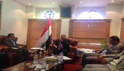 الدكتور مقبولي يناقش مع وزير الصحة أنشطة الوزارة وخطتها للعام الحالي