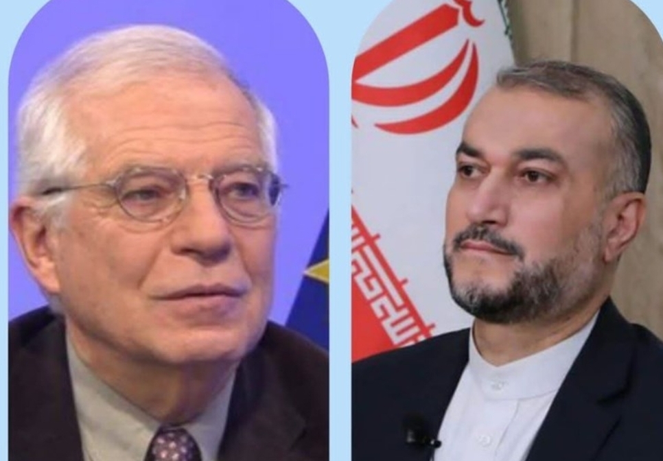 بوريل يجري اتصالا هاتفيا مع وزير الخارجية الايراني