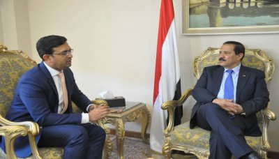 وزير الخارجية يلتقي نائب الممثل المقيم لليونيسف