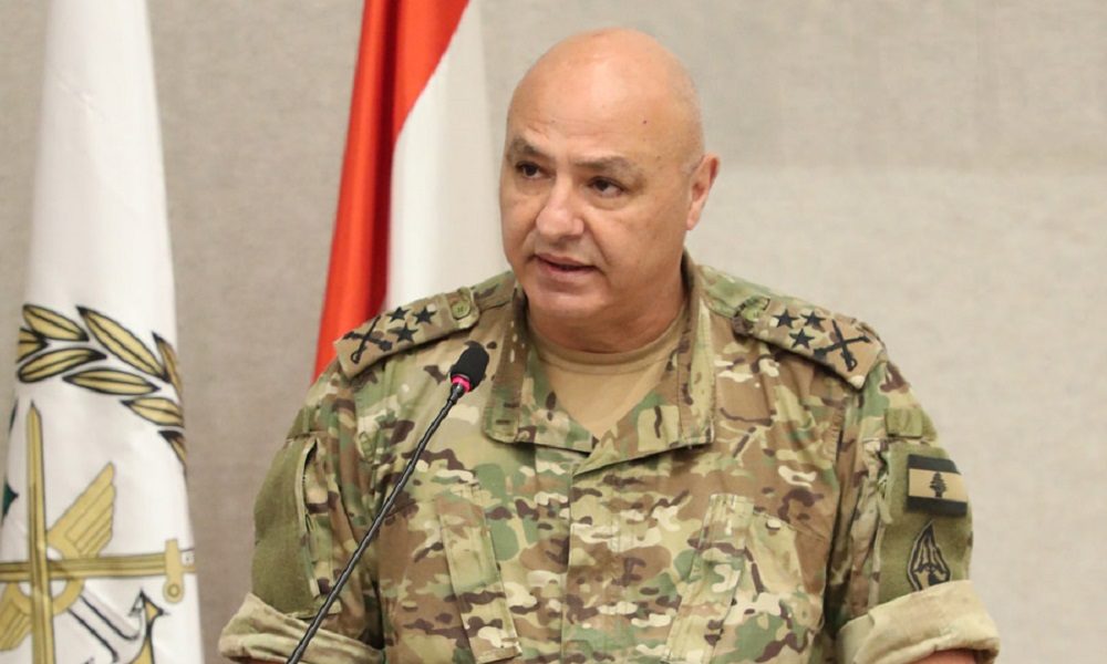 قائد الجيش اللبناني: أولويتنا حفظ الأمن والاستقرار خلال مرحلة الشغور الرئاسي