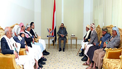 الرئيس المشاط يلتقي الكتلة البرلمانية لمحافظة حجة