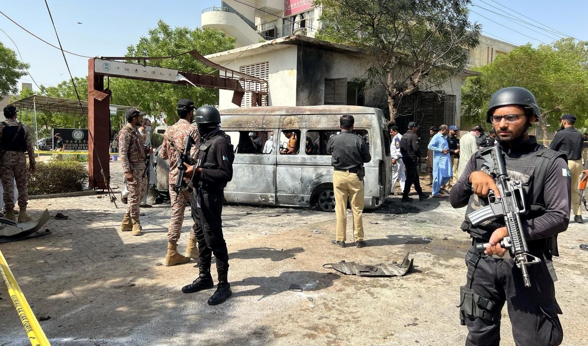 مصرع ثلاثة من عناصر الشرطة في هجوم مسلح بباكستان