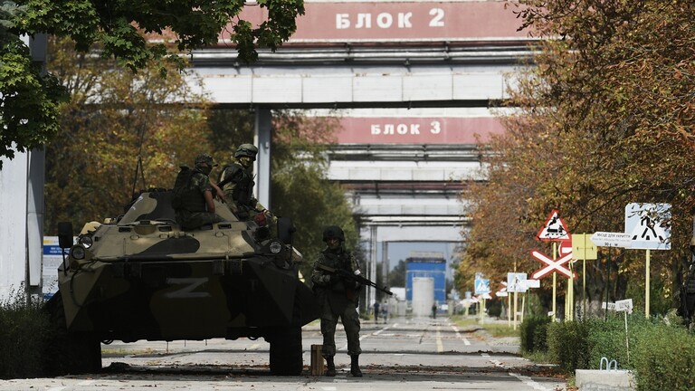 القوات الأوكرانية تقصف المنطقة الصناعية حول محطة زابوروجيه النووية