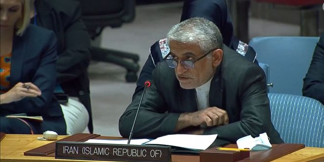 إيران: أمريكا انتهكت المسارات القانونية للأمم المتحدة بغطرسة ونفاق