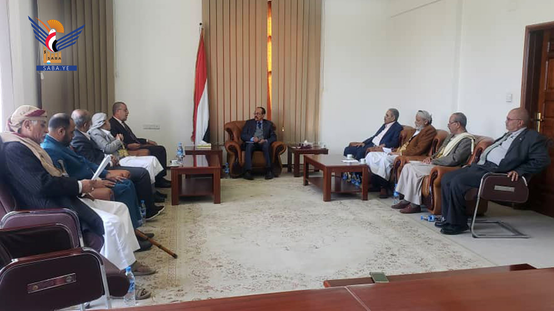 العيدروس يستعرض مع القائم بإعمال حركة حماس باليمن مستجدات القضية الفلسطينية