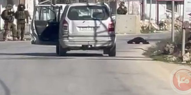 استشهاد فلسطيني برصاص العدو شمال الخليل