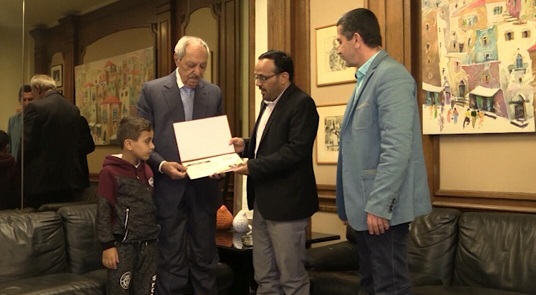 اتحاد الإعلاميين اليمنيين يكرم رئيس تحرير صحيفة السفير