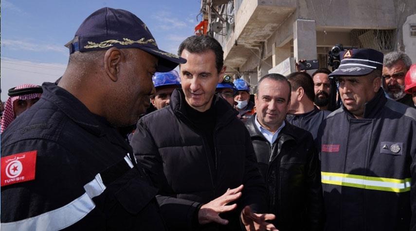 الرئيس السوري : الحالة الإنسانية معدومة لدى الغرب