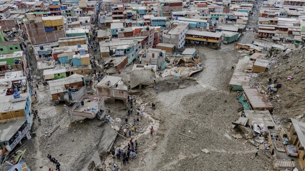 18 قتيلا وعشرون مفقودا في حوادث انزلاق للتربة في البيرو