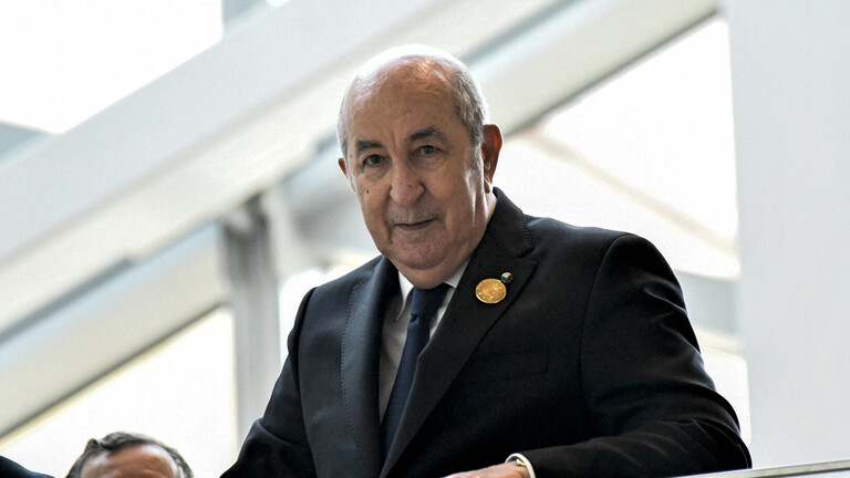 الرئيس الجزائري يعلن استعداد بلاده للحد من خطورة التوترات التي يشهدها العالم