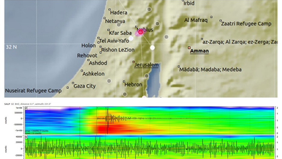 هزة أرضية بقوة 4.2 تضرب شمال فلسطين