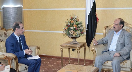 وزير النقل يلتقي مدير البرنامج القطري للأمم المتحدة للمستوطنات البشرية