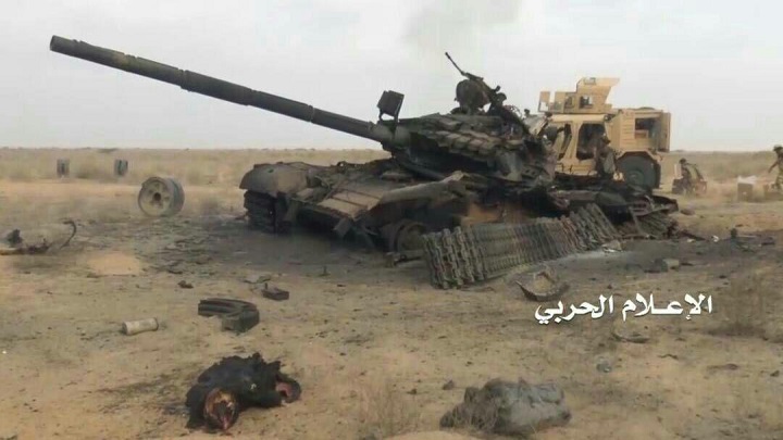تدمير دبابة وآلية للمرتزقة في عسير ونجران