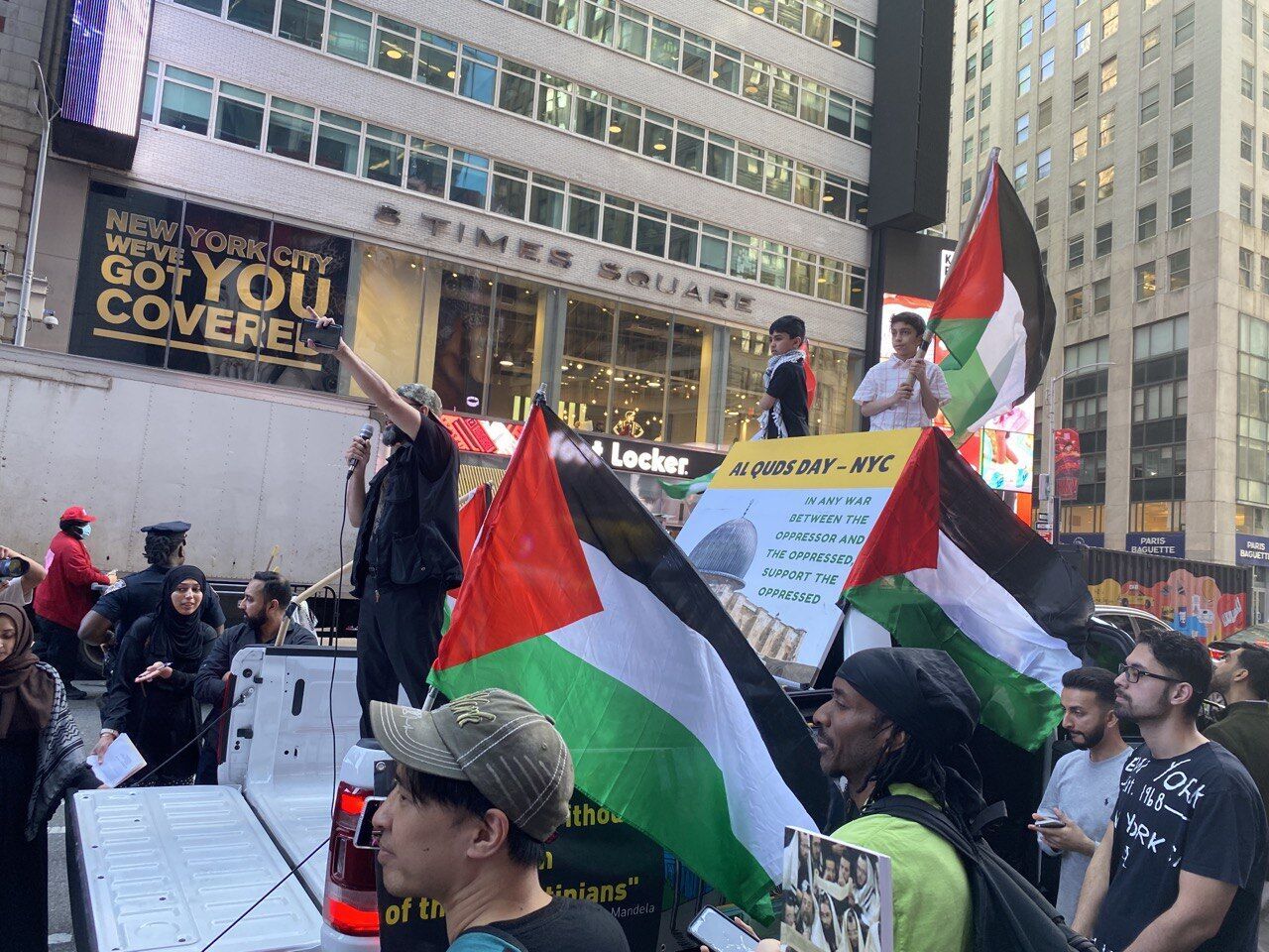 إقامة مراسم “يوم القدس العالمي” في مدينة نيويورك الأمريكية دعما للشعب الفلسطيني