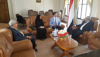 وزير الشئون الاجتماعية يلتقي مدير الحوالات النقدية الطارئة في اليونيسيف