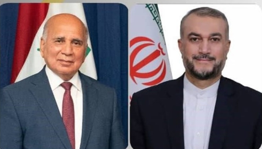 مباحثات هاتفية بين وزيري خارجية إيران والعراق