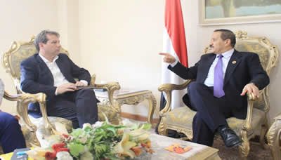 وزير الخارجية يلتقي القائم بأعمال ممثل منظمة اليونيسف