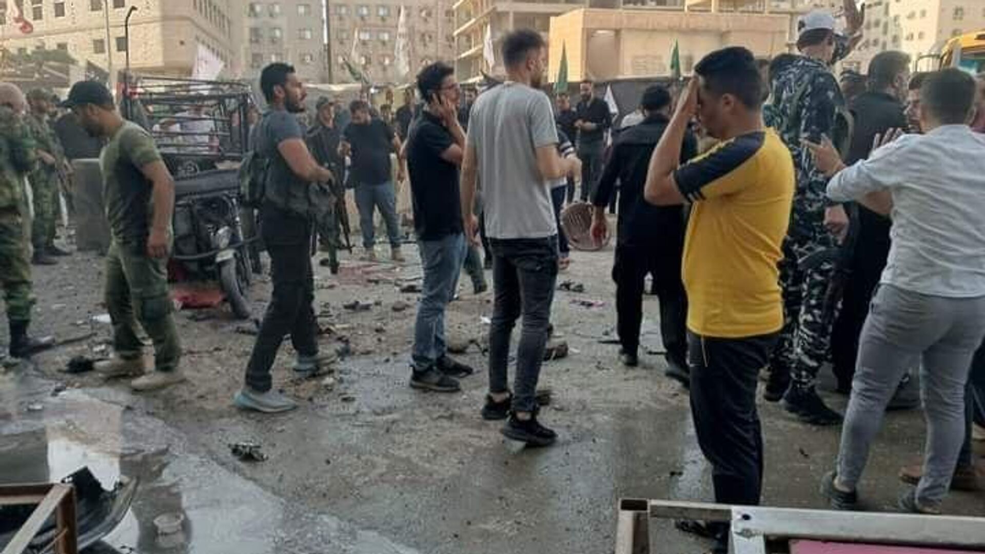 استشهاد خمسة سوريين في تفجير إرهابي استهدف بلدة السيدة زينب