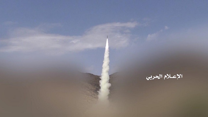 صاروخ زلزال1 يدك تجمعات المرتزقة في الجوف