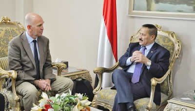 وزير الخارجية يلتقي نائب مدير الطوارئ بمنظمة اليونيسيف
