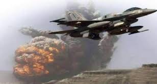 طيران العدوان يستهدف منطقة كرش في لحج