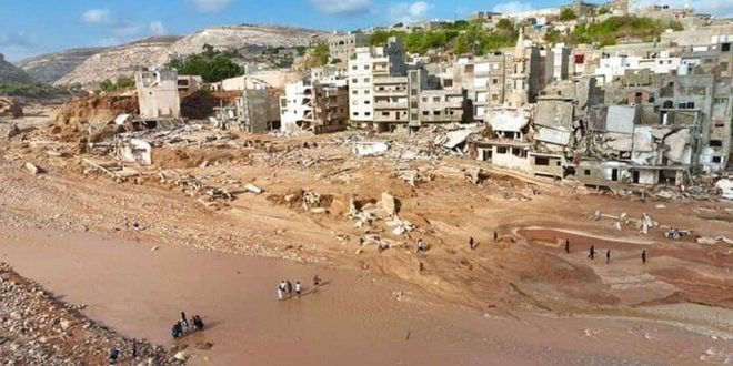 تضاءل الأمل بالعثور على أحياء في فيضانات ليبيا