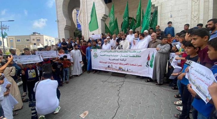 حماس: سيبقى المسجد الأقصى محور الصراع مع العدو الصهيوني