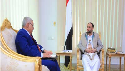 الرئيس المشاط يناقش مع وزير الزراعة جوانب تطوير وتنشيط الزراعة للوصول إلى الاكتفاء الذاتي