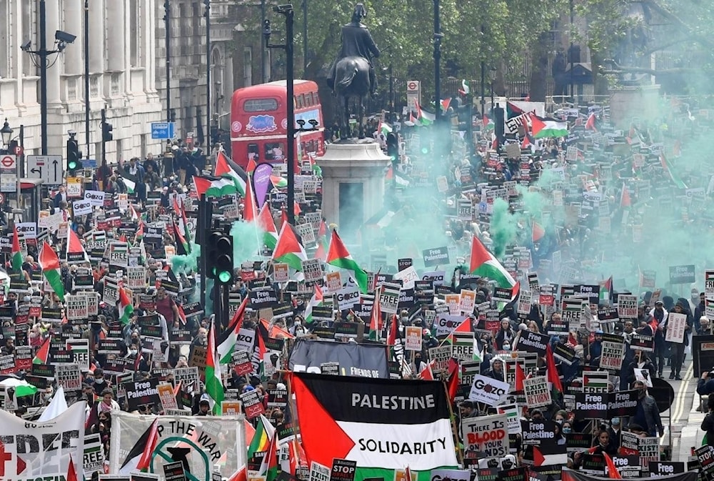 تظاهرات حاشدة في الولايات المتحدة الأمريكية رفضاً للعدوان الصهيوني على غزة