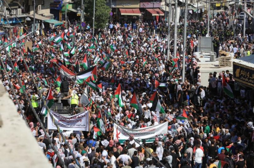 مظاهرات عربية رفضا لمجزرة المعمداني