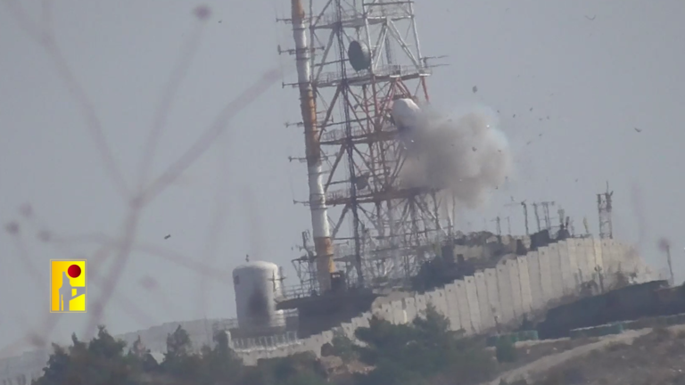 “حزب الله” ينشر مشاهد لاستهداف موقع صهيوني ويؤكد تحقيق إصابات مباشرة فيه