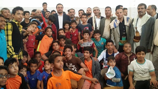 أمين العاصمة يدشن المخيم الكشفي بمديرية الصافية